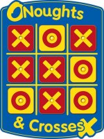 Noughts & Crosses Wallboard (supply only with fixings) playground marking/equipment photo - Nursery and Reception, Primary, Wallboards and Banners, Educational, Skill Related