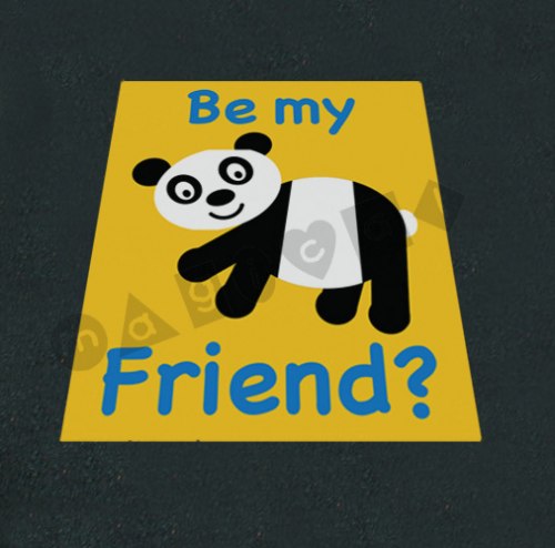 Photo of playground marking/equipment - Panda Friend | School playground markings / Primary schools / Special needs