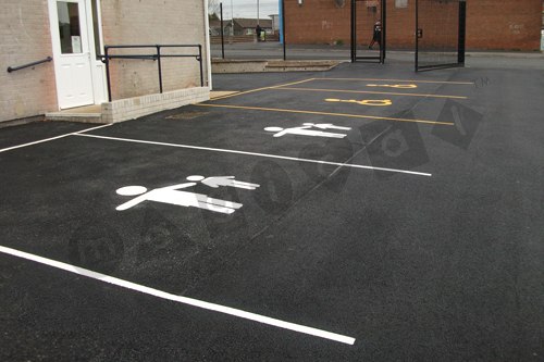 Photo of playground marking/equipment - Parent & Child Parking Sign | Markings / Special needs / Parking Spaces