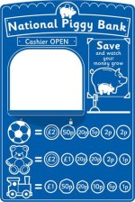 Piggy Bank Panel - POST MOUNTED ONLY playground marking/equipment photo - Nursery and Reception, Primary, Wallboards and Banners, Educational