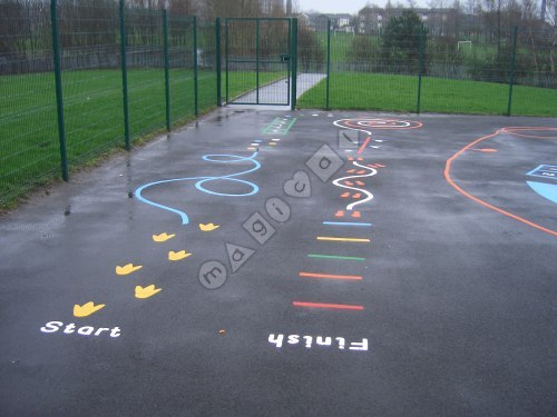 Photo of playground marking/equipment - Play Circuit | Nursery and Reception / School playground markings / Primary schools / Circuits and Activity Trails