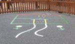 Play House playground marking/equipment photo - Nursery and Reception, Markings