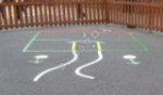 Play House playground marking/equipment photo - Nursery and Reception, Markings