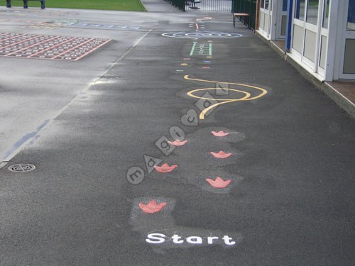 Photo of playground marking/equipment - Play Run | Nursery and Reception / School playground markings / Primary schools / Circuits and Activity Trails