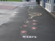 Thumbnail photo of playground marking/equipment - Play Run - Curved