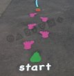 Thumbnail photo of playground marking/equipment - Prints - Pair of Funny Feet