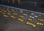 Reception Key Reading Words playground marking/equipment photo - Nursery and Reception, Markings, Alphabet