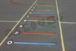 Run & Touch Lines playground marking/equipment photo - Markings, Primary, Sports and Training