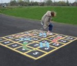 Snakes and Ladders 1 - 25 playground marking/equipment photo - Nursery and Reception, Markings, Primary, Grids