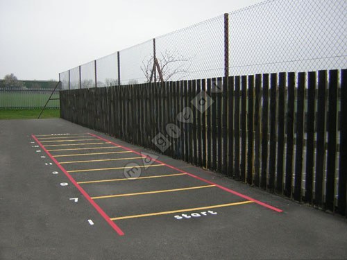 Photo of playground marking/equipment - Sprint Ladder | School playground markings / Primary schools / Secondary schools and Further Education / Sports and Training