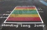 Standing Long Jump playground marking/equipment photo - Markings, Primary, Sports and Training