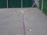 Target Bullseye With Lines playground marking/equipment photo - Markings, Primary, Secondary and Further Education, Skill Related