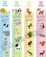 Height Chart - Wildlife (supply only) playground marking/equipment photo - Nursery and Reception, Primary, Wallboards and Banners, Educational